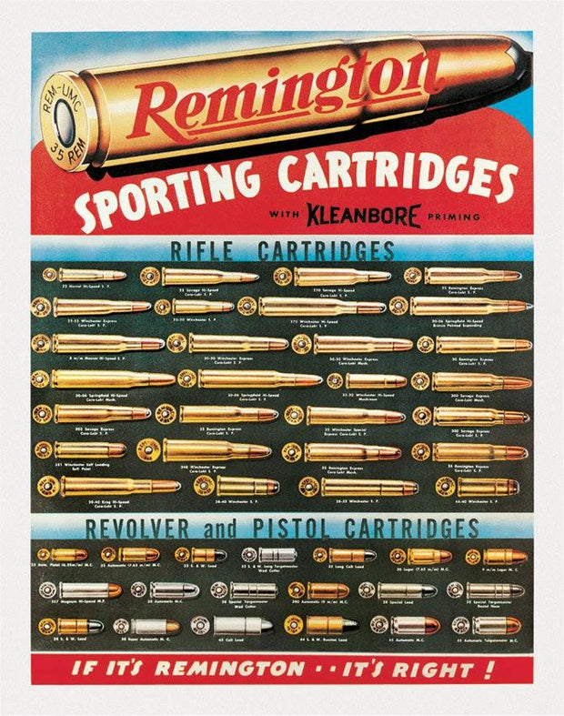 Tin Signs Remington Sporting Cartridges 1001 by Tin Signs