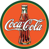 Tin Signs Coke Round 30s Bottle & Logo 1069 by Tin Signs