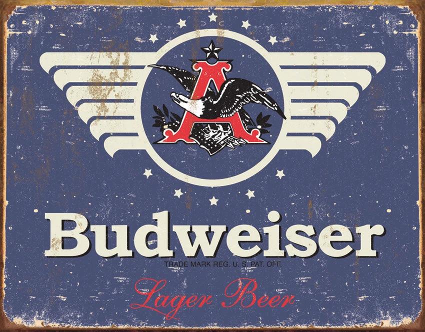 Tin Signs Budweiser 1936 Weathered 1383 by Tin Signs