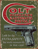 Tin Signs Colt Extra Safety 1592 by Tin Signs