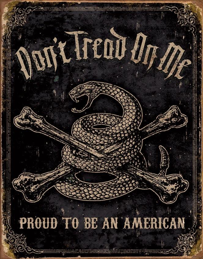 Tin Signs DTOM Proud American 1692 by Tin Signs