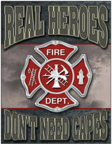 Tin Signs Real Heroes - Firemen 1778 by Tin Signs