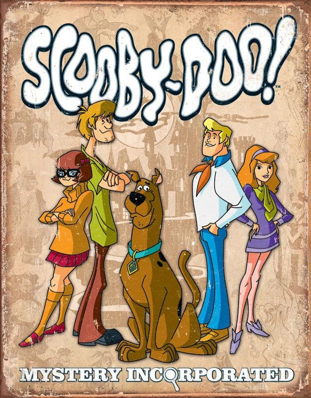 Tin Signs Scooby Doo! Mystery Inc 1856 by Tin Signs
