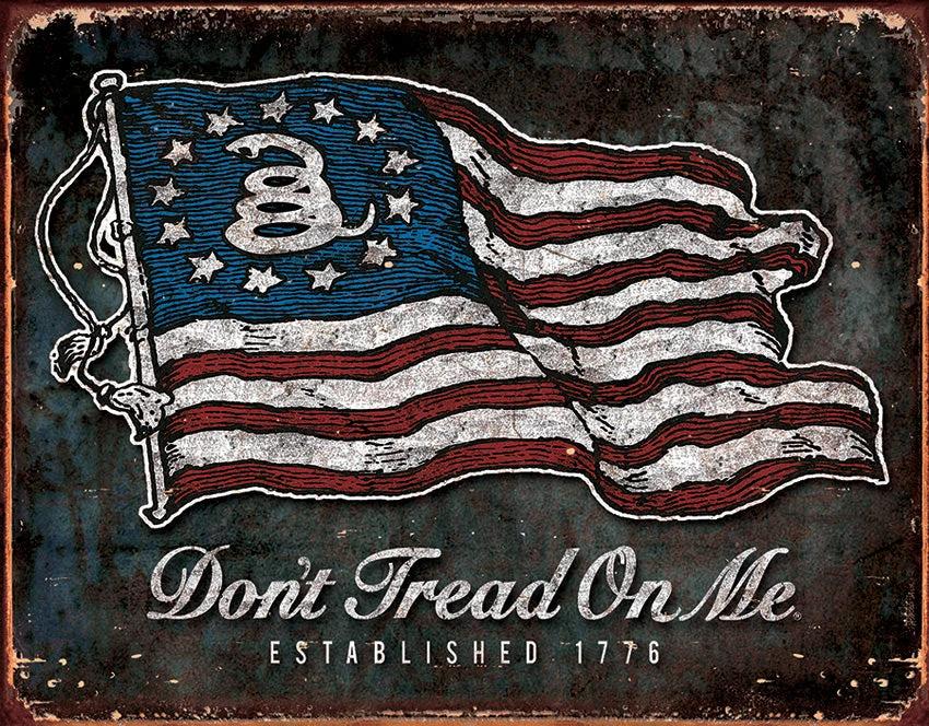 Tin Signs DTOM Vintage Flag 1873 by Tin Signs