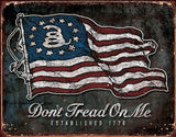 Tin Signs DTOM Vintage Flag 1873 by Tin Signs