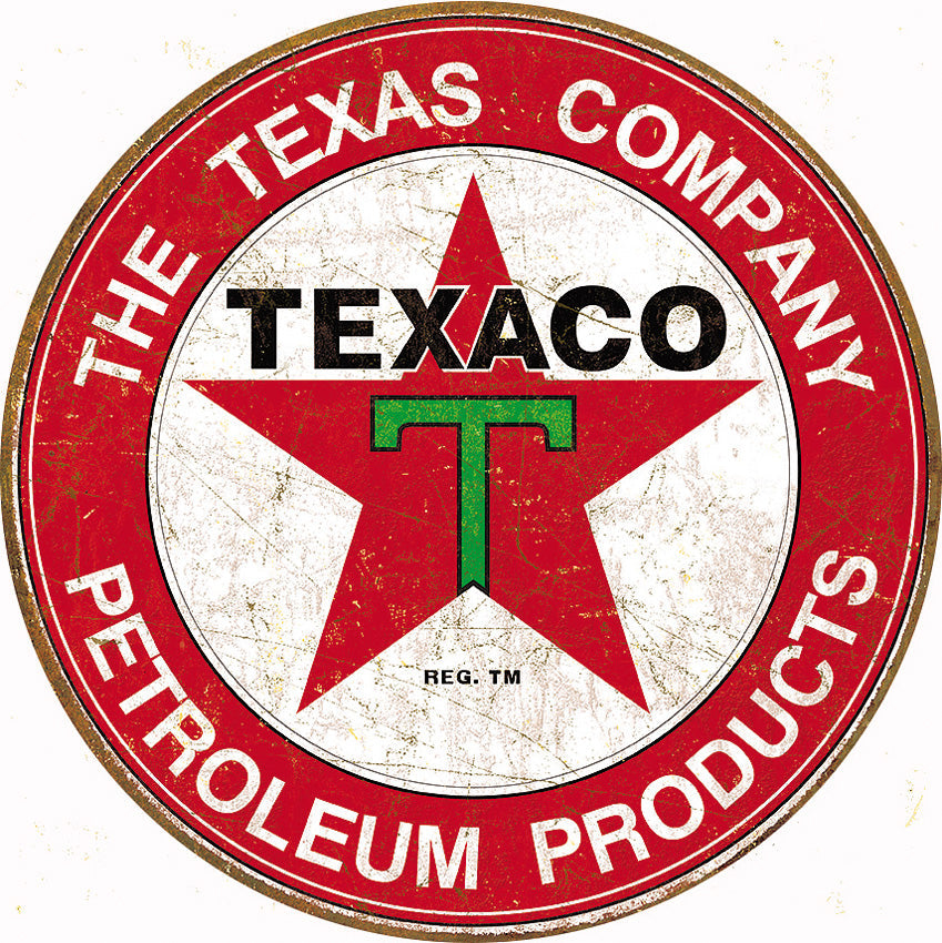 Tin Signs Texaco Filling Station 1926