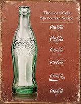 Tin Signs Coke Script Heritage 1952 by Tin Signs