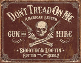 Tin Signs DTOM Gun for Hire 2007 by Tin Signs