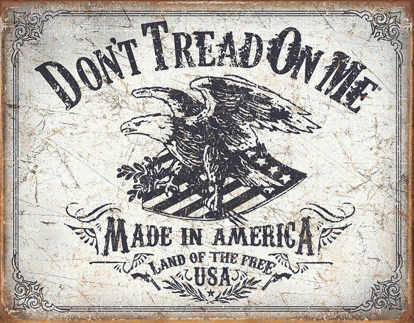 Tin Signs DTOM Land of the Free 2008 by Tin Signs
