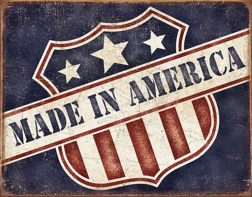Tin Signs Made In America 2119 by Tin Signs