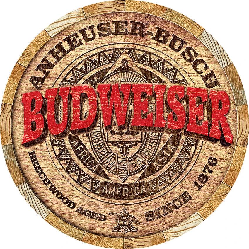 Tin Signs Budweiser Barrel End 2165 by Tin Signs