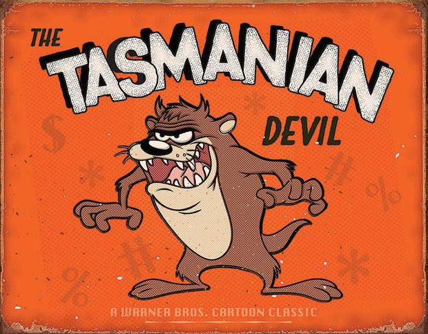 Tin Signs Tasmanian Devil 2180 by Tin Signs
