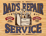 Tin Signs Dad's Repair Service Sign 2268 by Tin Signs