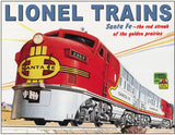 Tin Signs Lionel Santa Fe Sign 2284 by Tin Signs