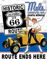 Tin Signs Mels Diner Route 66 Sign 2289 by Tin Signs