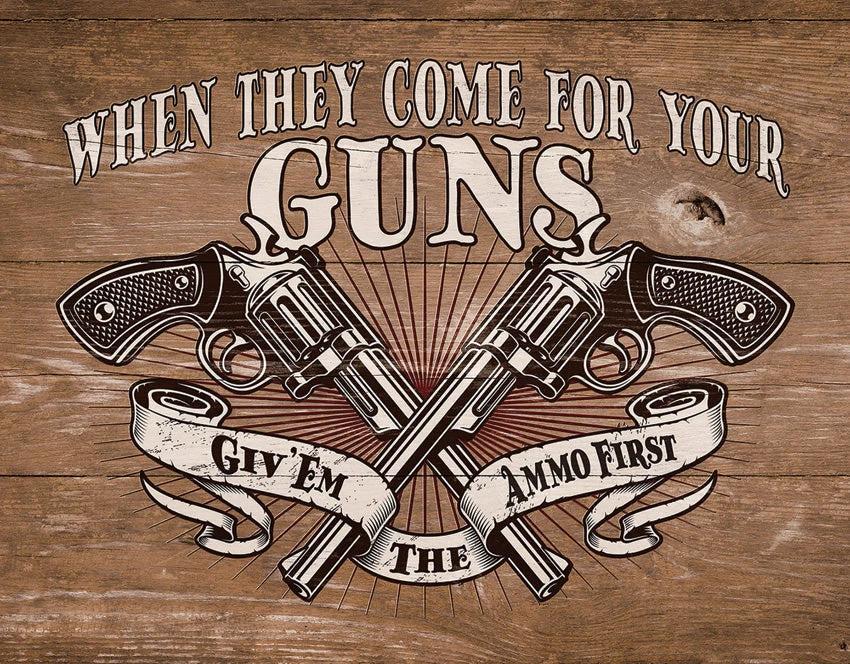 Tin Signs Ammo First Sign 2371 by Tin Signs