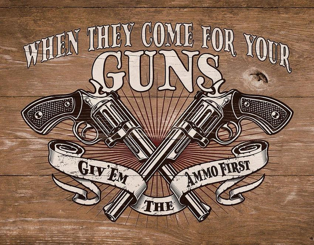 Tin Signs Ammo First Sign 2371 by Tin Signs