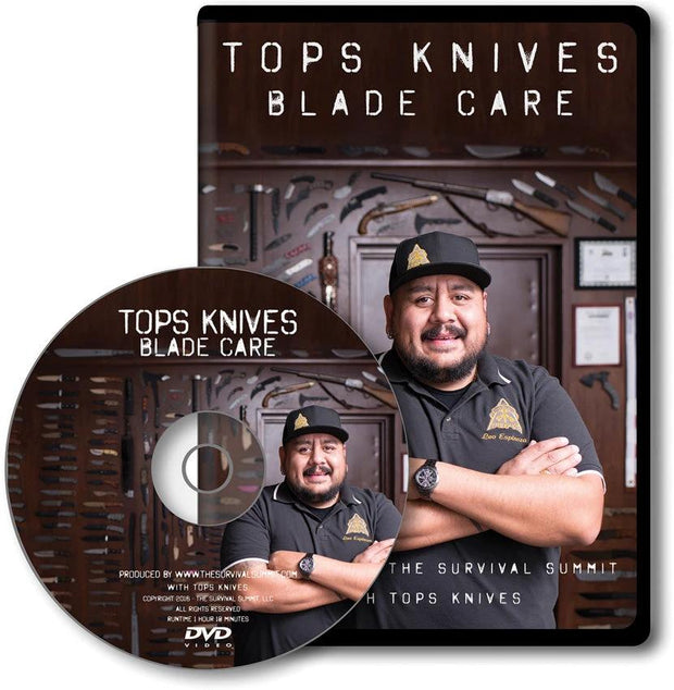 The Survival Summit TOPS Knives Blade Care DVD BCDVD by The Survival Summit