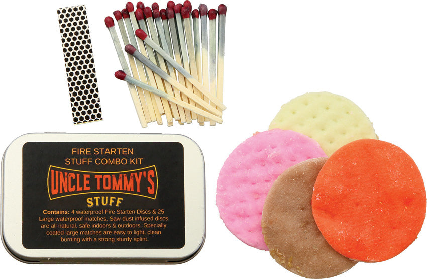 Uncle Tommy's Stuff Fire Starten Stuff Combo Kit FIRE STARTEN STUFF COMBO KIT