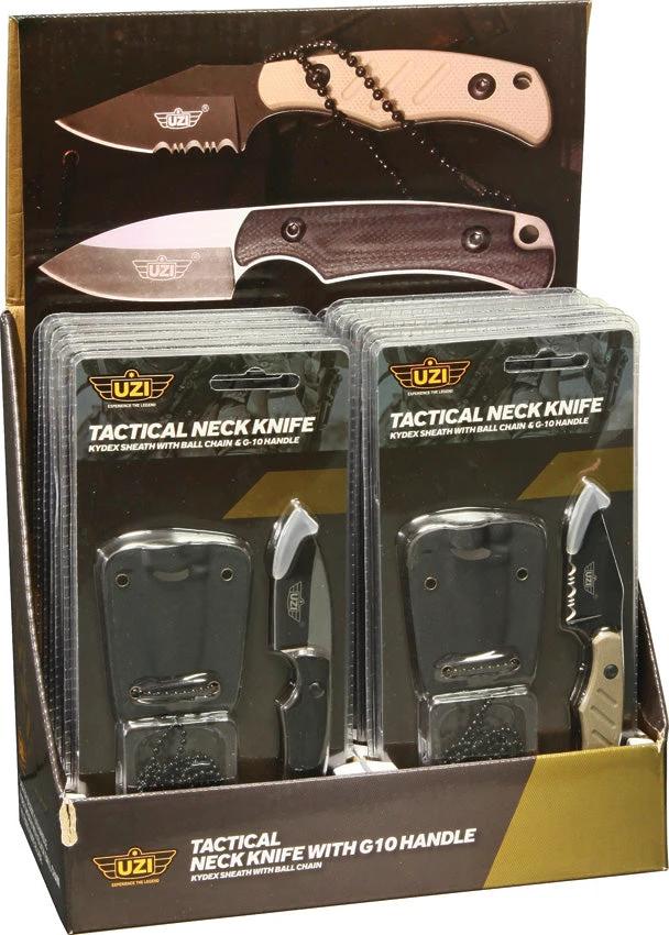 UZI Tactical Neck Knife Display UZK-DB-NK by UZI