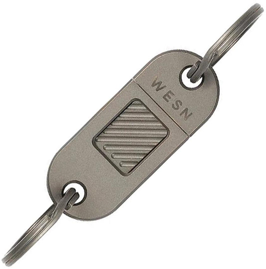 Wesn Goods QR Keychain Gunmetal WESN03-0 by Wesn Goods