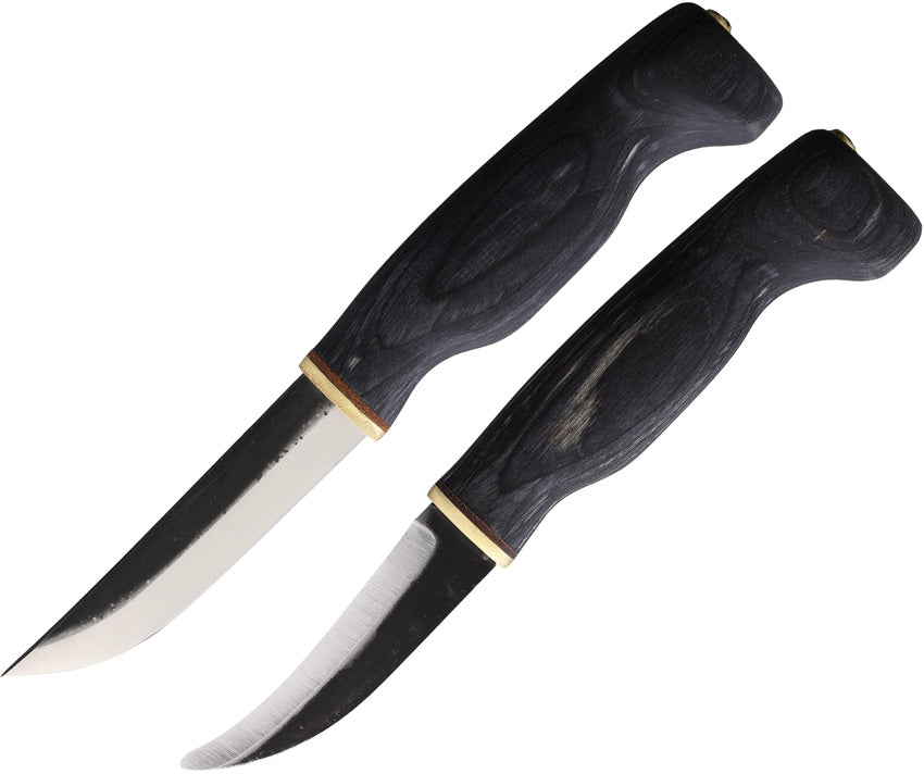Wood Jewel Fixed Blade Set Black 23AVKM