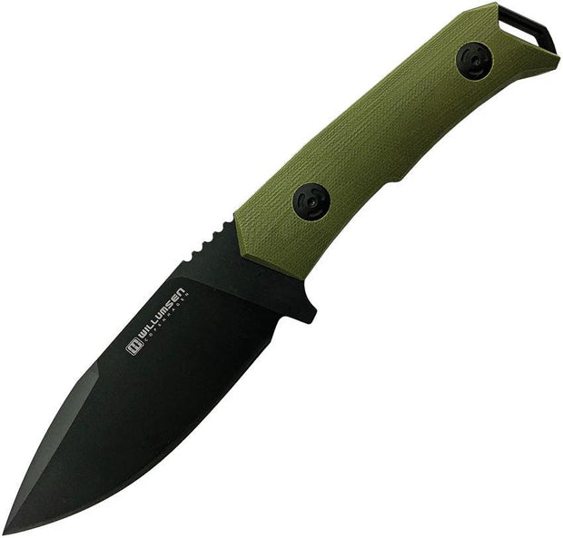 Willumsen Copenhagen Medium Despot Fixed Blade OD DM19NOL by Willumsen Copenhagen