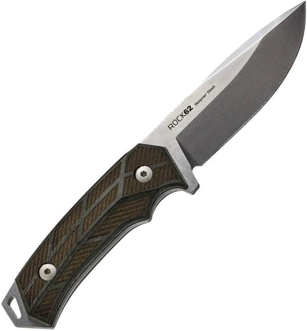 WOOX Rock 62 Sculpted Micarta BU.KNF001.08 by WOOX
