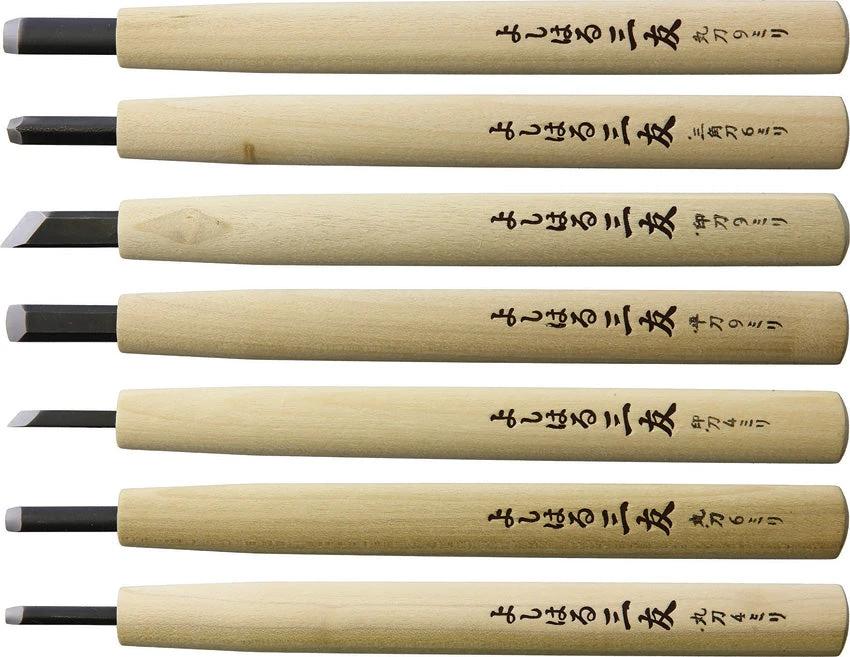 Yoshiharu Y-7 Japanese Carving Knife Set AC015 (YOSHIHARU Y-7) by Yoshiharu