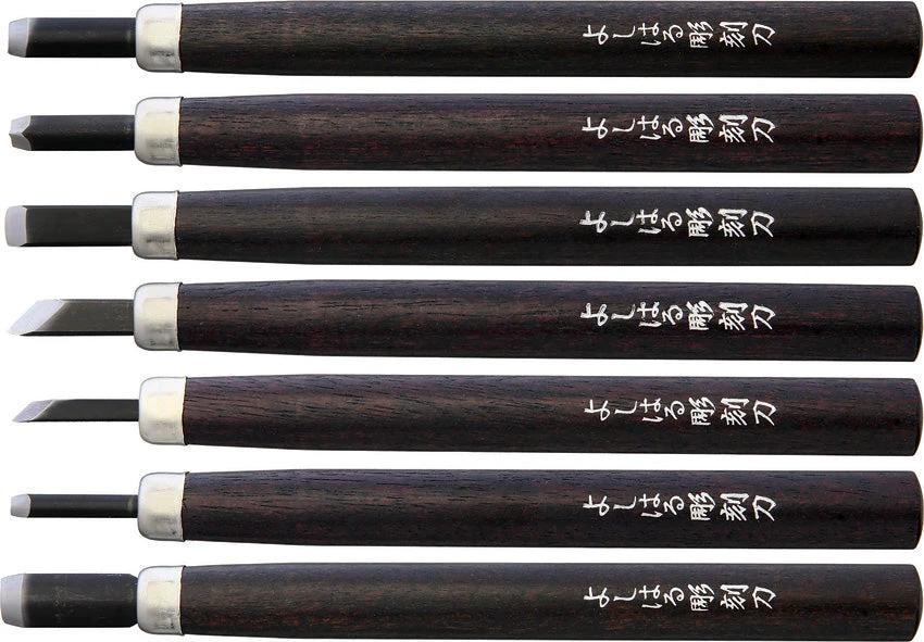 Yoshiharu H-7 Japanese Carving Knife Set AC018 (YOSHIHARU H-7) by Yoshiharu