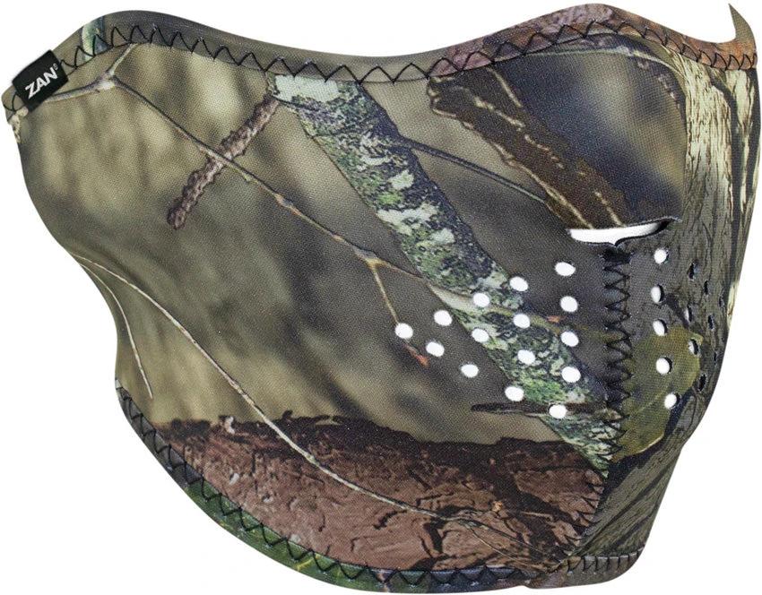 Zan Headgear Half Face Mask Mossy Oak WNFM270H by Zan Headgear