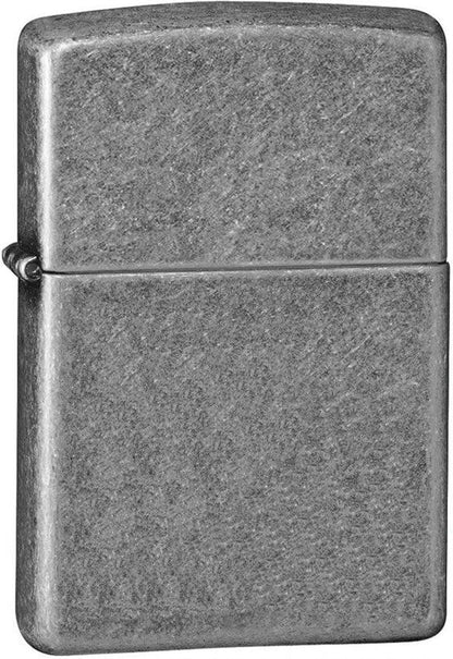 Zippo Classic Antique Silver Plate Windproof Lighter by Zippo