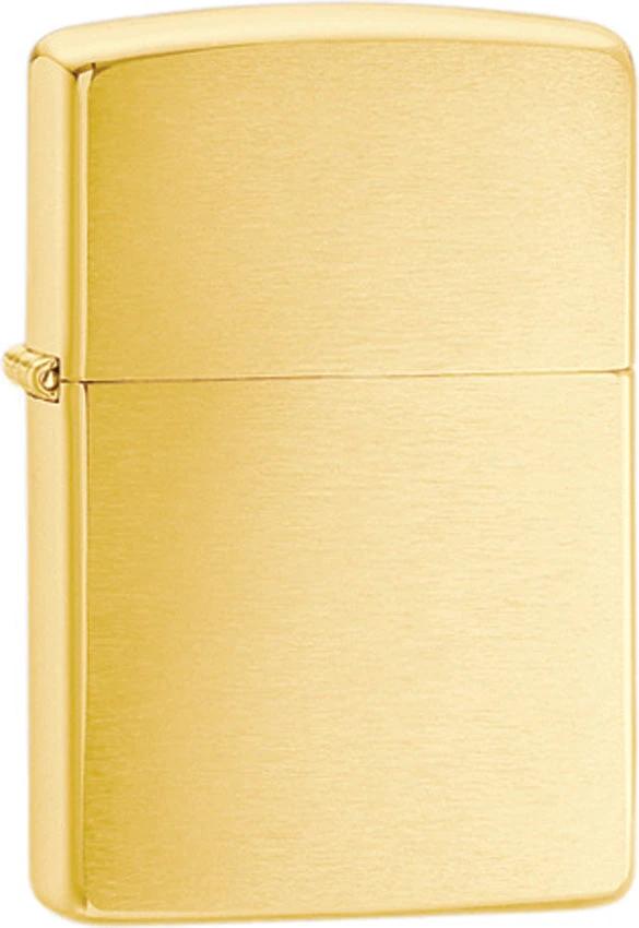 Zippo Classic Brushed Brass Windproof Lighter by Zippo