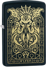 Monster Design Black Matte Zippo® Lighter by Zippo