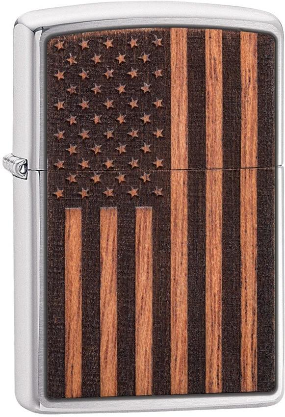Zippo® x WOODCHUCK USA Street Chrome Lighter – Buy One. Plant One.® by Zippo