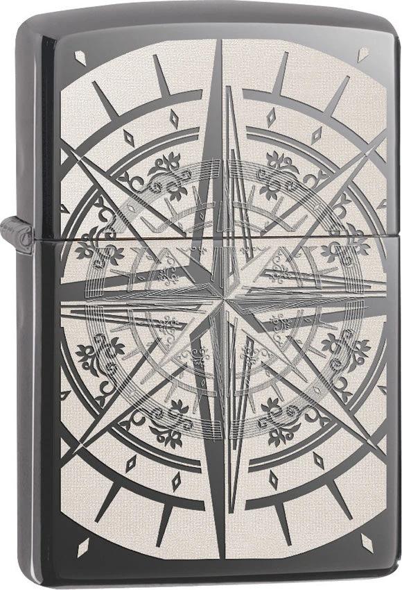 Black Ice® Compass Lighter by Zippo
