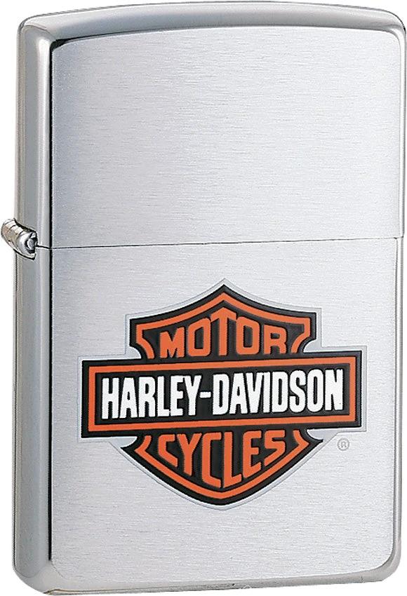 Harley-Davidson® Classic Bar & Shield Zippo Lighter – High Polish Chrome by Zippo