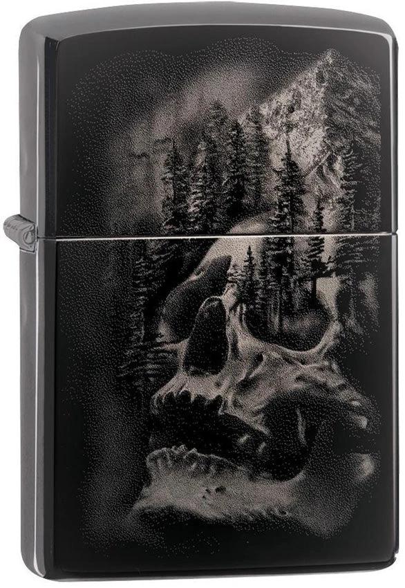 Zippo Skull Mountain Lighter 49141 by Zippo