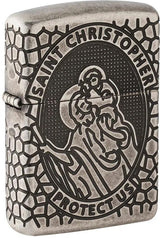 Zippo St. Christopher Lighter 49160 by Zippo