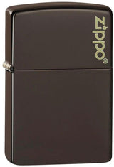 Zippo Classic Brown Logo Lighter – Chestnut Finish by Zippo