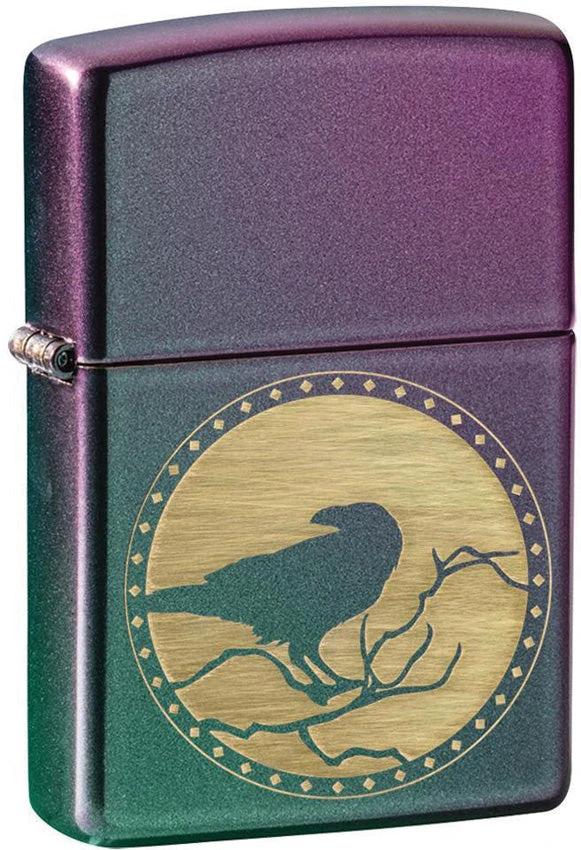 Raven Design Zippo Lighter – Iridescent Finish by Zippo
