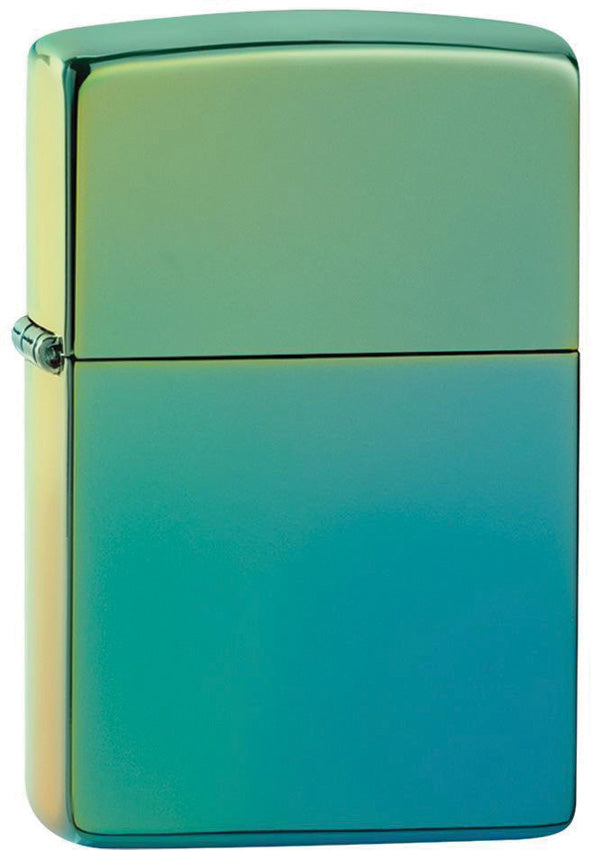 Classic High Polish Teal Zippo Lighter by Zippo
