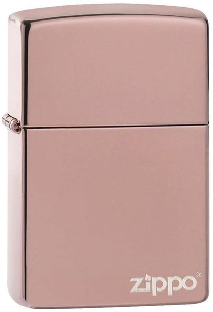 Classic High Polish Rose Gold Zippo Lighter by Zippo