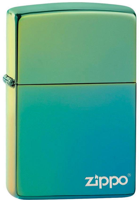 Zippo Classic Logo Teal 49191ZL by Zippo