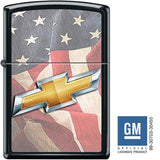 Zippo 16230 Chevy USA World Famous Lighter – Black Matte Finish by Zippo