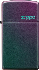 Slim® Iridescent Zippo Logo Lighter by Zippo