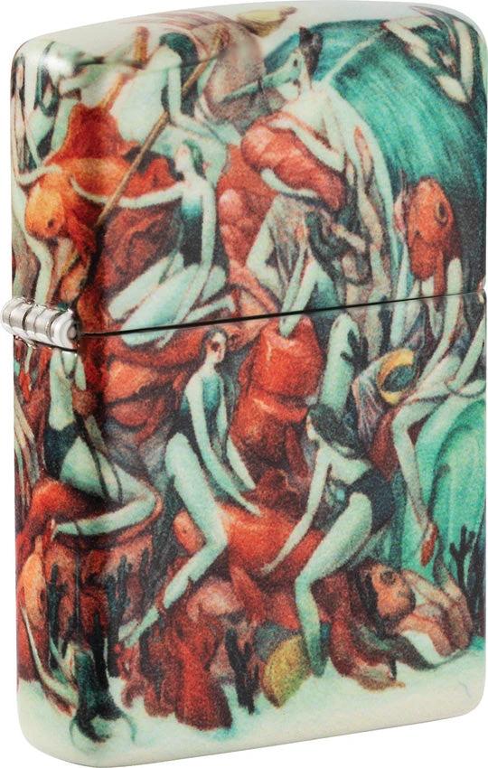 Zippo Marija Tiurina “Though Slaughter” Lighter – 540° Colour Design by Zippo