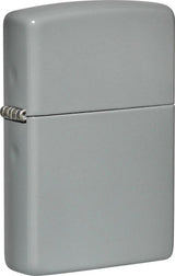 Flat Grey Classic Zippo Lighter by Zippo
