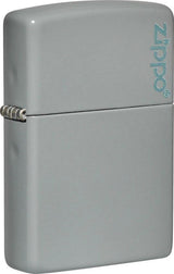 Zippo Logo Lighter 49452ZL Classic Flat Grey Finish For Collectors Everyday Carry Gift by Zippo