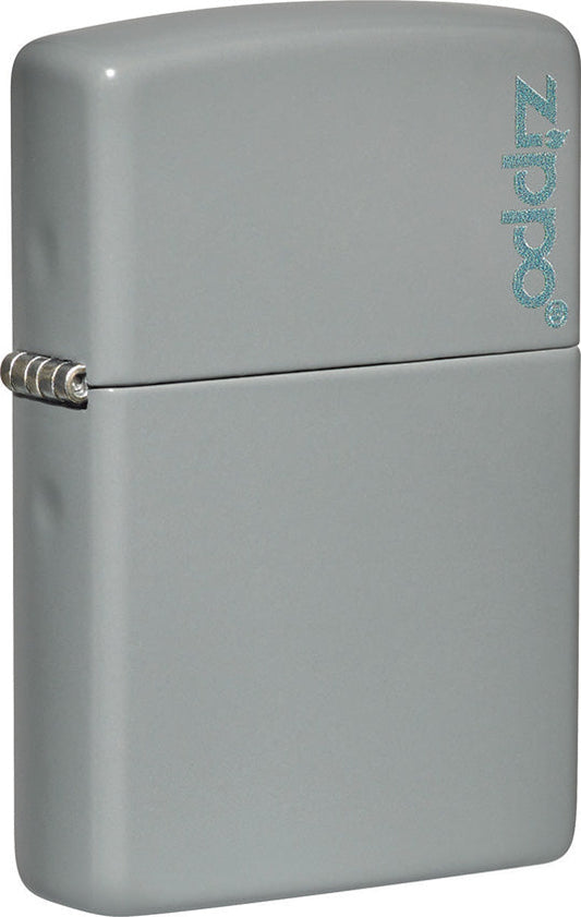 Zippo Classic Flat Gray Logo 49452ZL